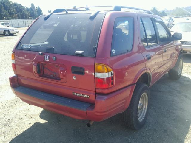 4S6CK58W5W4402128 - 1998 HONDA PASSPORT E 红色 照片 4