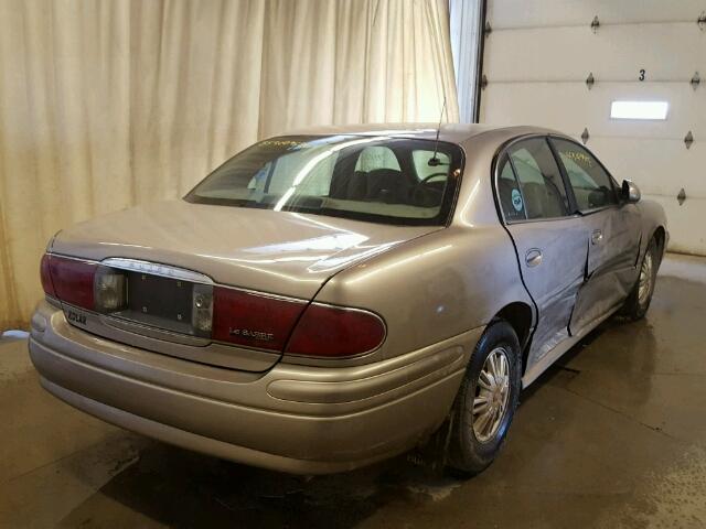 1G4HP52KX34126062 - 2003 BUICK LESABRE CU TAN photo 4