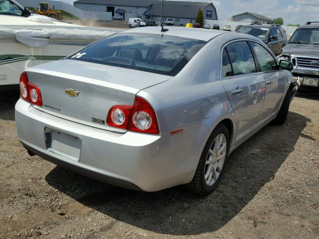 1G1ZE5EB7AF203622 - 2010 CHEVROLET MALIBU LTZ 银色 照片 4