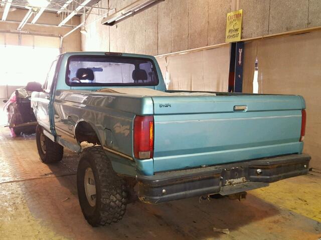 1FTEF14Y2RLB51847 - 1994 FORD F150 GREEN photo 3