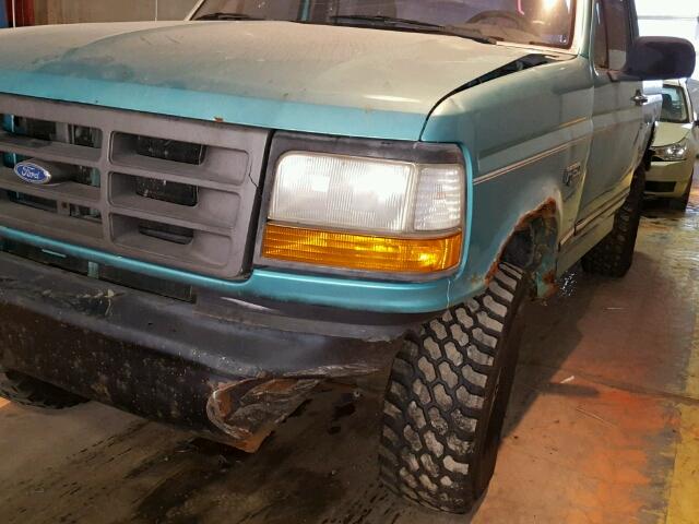 1FTEF14Y2RLB51847 - 1994 FORD F150 GREEN photo 9