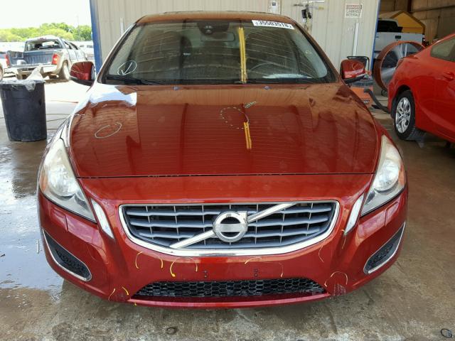 YV1612FS3D2182163 - 2013 VOLVO S60 T5 RED photo 9