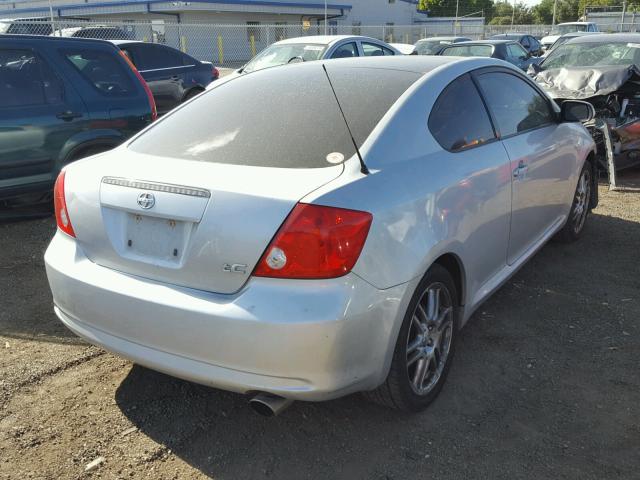 JTKDE177150029521 - 2005 TOYOTA SCION TC 银色 照片 4