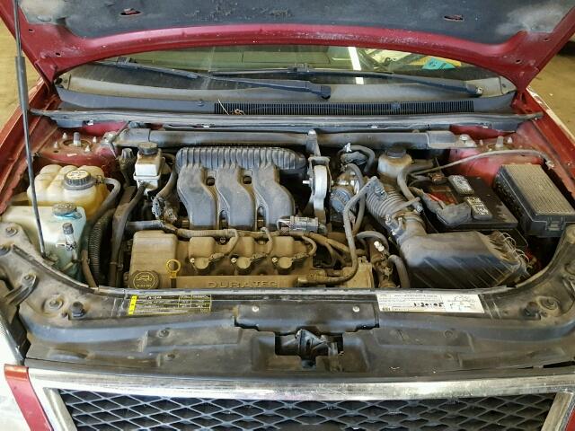 1FAFP24135G140438 - 2005 FORD FIVE HUNDR RED photo 7