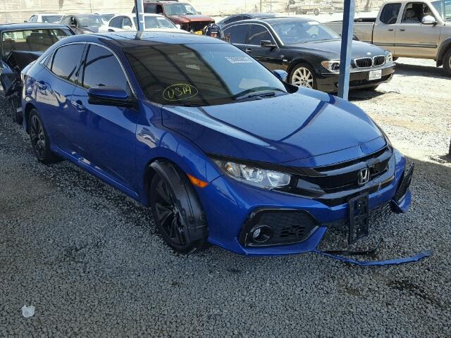 SHHFK7H54HU410292 - 2017 HONDA CIVIC EX ლურჯი ფოტო 1