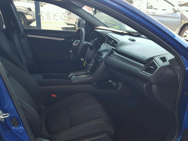 SHHFK7H54HU410292 - 2017 HONDA CIVIC EX ლურჯი ფოტო 5