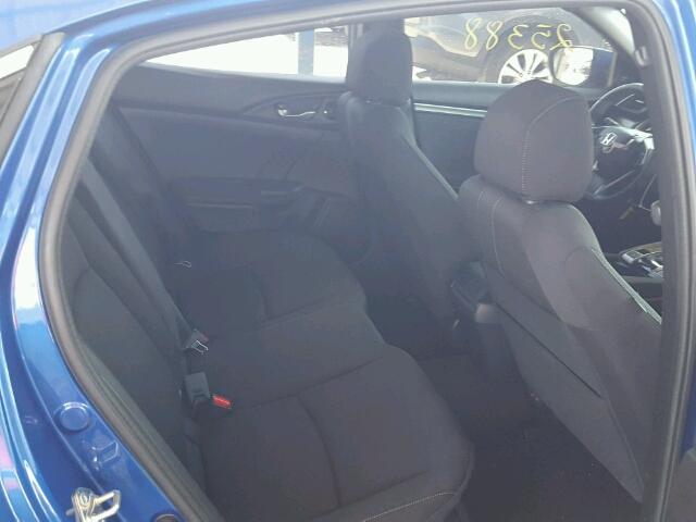 SHHFK7H54HU410292 - 2017 HONDA CIVIC EX ლურჯი ფოტო 6