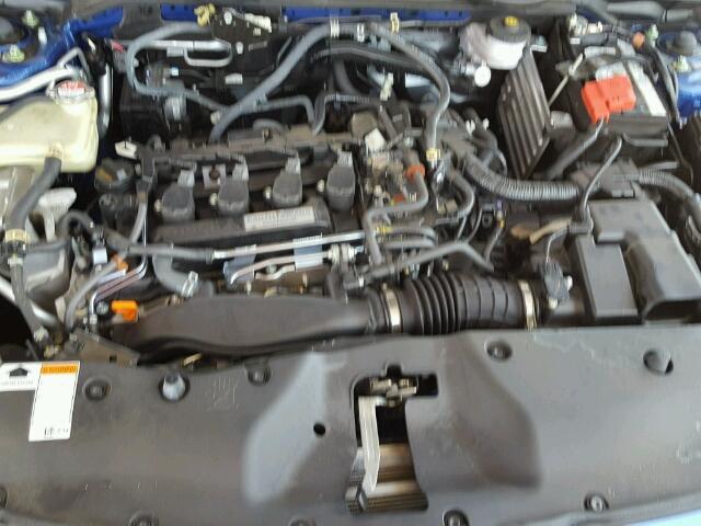 SHHFK7H54HU410292 - 2017 HONDA CIVIC EX ლურჯი ფოტო 7