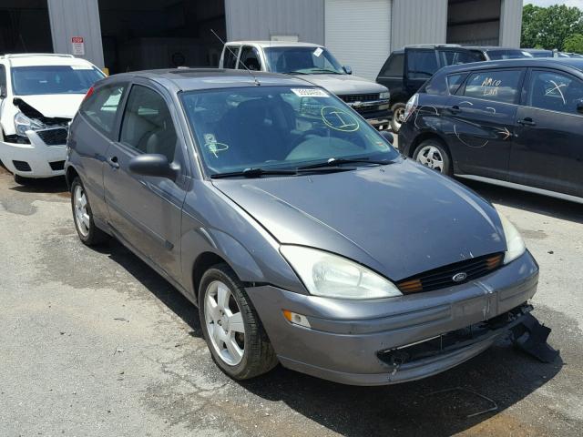 3FAFP31Z14R114279 - 2004 FORD FOCUS ZX3 GRAY photo 1