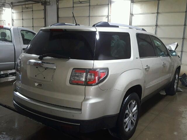 1GKKRRKD2DJ240464 - 2013 GMC ACADIA SLT SILVER photo 4