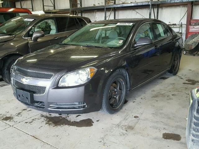 1G1ZC5EB7AF262353 - 2010 CHEVROLET MALIBU 1LT 灰色 照片 2