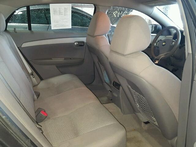 1G1ZC5EB7AF262353 - 2010 CHEVROLET MALIBU 1LT 灰色 照片 6