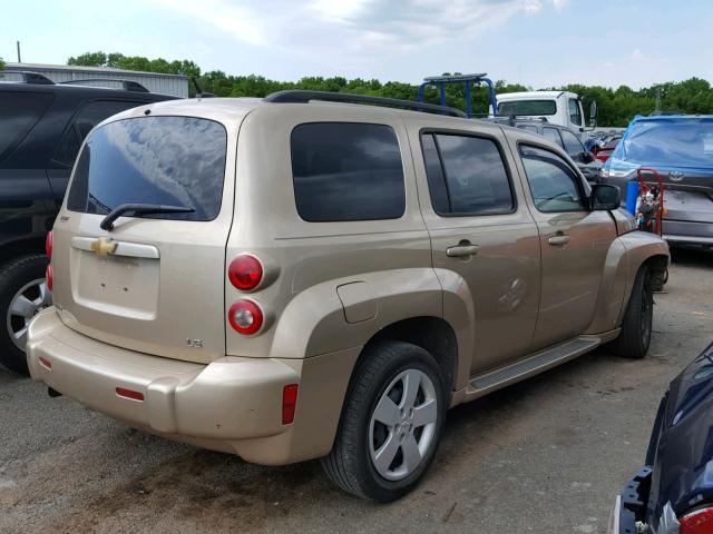 3GNDA13D78S603302 - 2008 CHEVROLET HHR LS GOLD photo 4