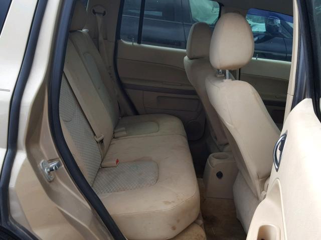 3GNDA13D78S603302 - 2008 CHEVROLET HHR LS GOLD photo 6