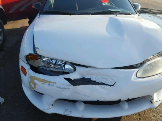 4E3AK44Y6WE006900 - 1998 EAGLE TALON ESI WHITE photo 10