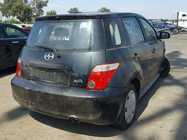 JTKKT624765009902 - 2006 TOYOTA SCION XA შავი ფოტო 4