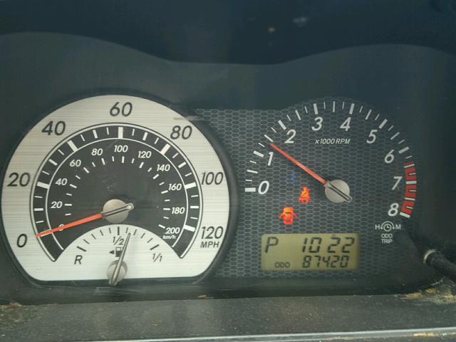 JTKKT624765009902 - 2006 TOYOTA SCION XA შავი ფოტო 8