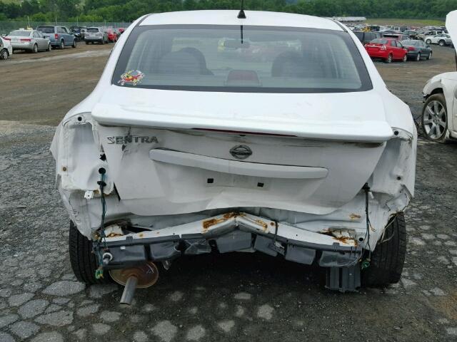 3N1AB61EX9L614729 - 2009 NISSAN SENTRA 2.0 WHITE photo 9