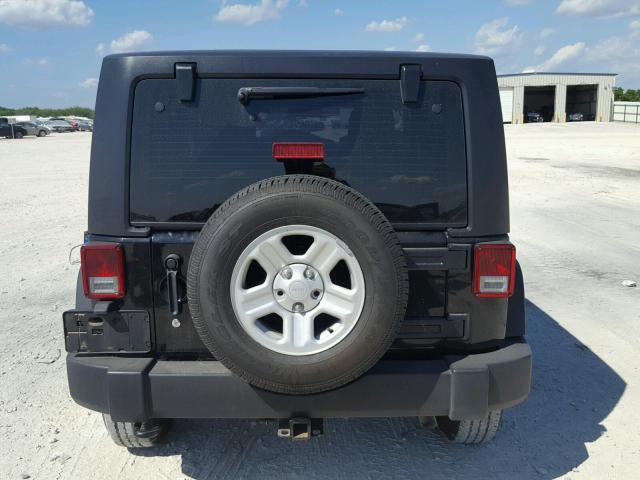 1C4AJWAGXDL647980 - 2013 JEEP WRANGLER S BLACK photo 10