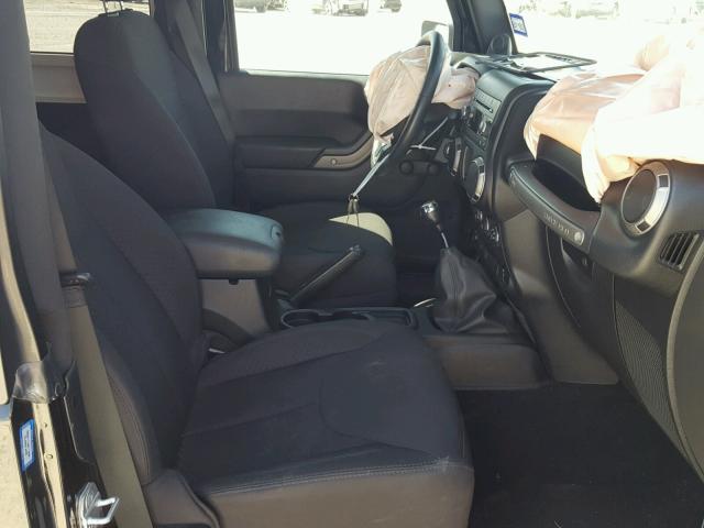 1C4AJWAGXDL647980 - 2013 JEEP WRANGLER S BLACK photo 5