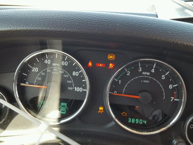 1C4AJWAGXDL647980 - 2013 JEEP WRANGLER S BLACK photo 8