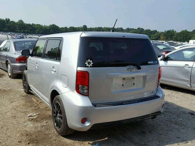 JTLZE4FE4EJ052501 - 2014 TOYOTA SCION XB SILVER photo 3