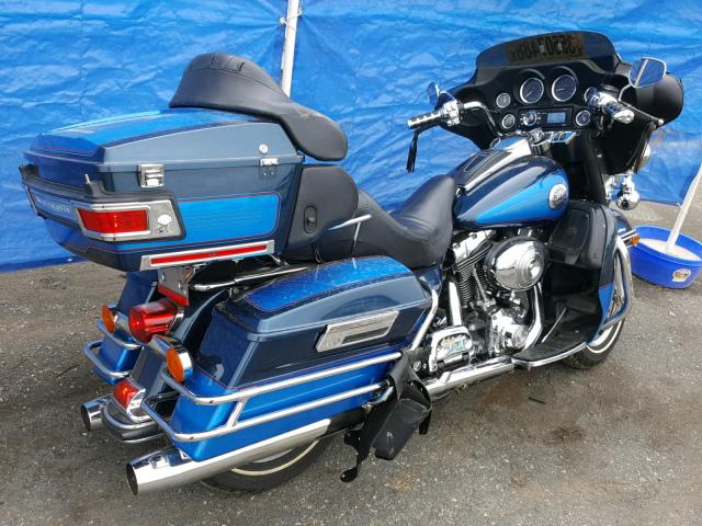 1HD1FCW114Y628725 - 2004 HARLEY-DAVIDSON FLHTCUI BLUE photo 4