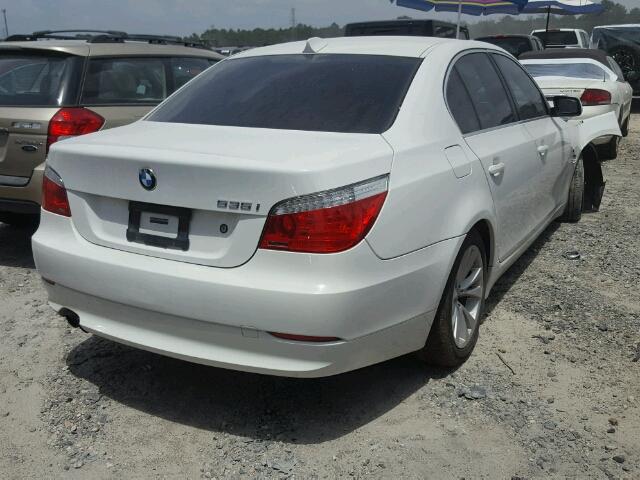 WBANW1C59AC165978 - 2010 BMW 535 I WHITE photo 4