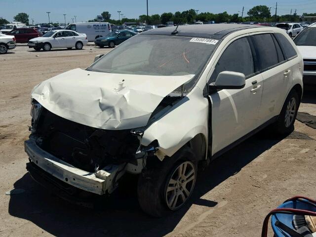 2FMDK39C97BB45665 - 2007 FORD EDGE SEL P WHITE photo 2