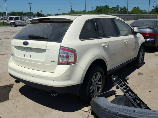 2FMDK39C97BB45665 - 2007 FORD EDGE SEL P WHITE photo 4