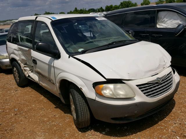 1C4GJ25B41B171678 - 2001 CHRYSLER VOYAGER WHITE photo 1