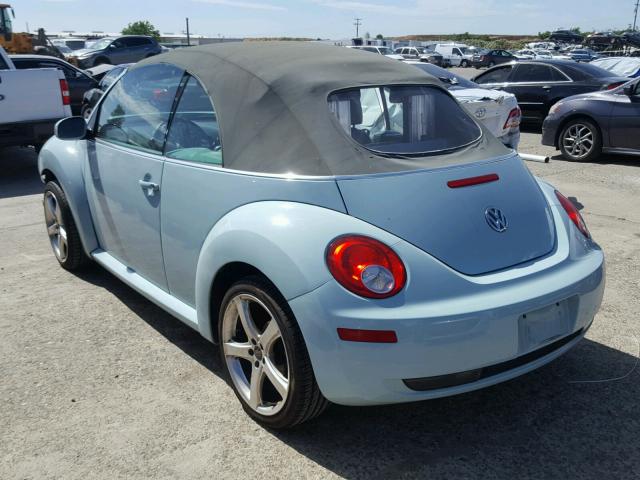3VWSF31YX6M306526 - 2006 VOLKSWAGEN NEW BEETLE ლურჯი ფოტო 3