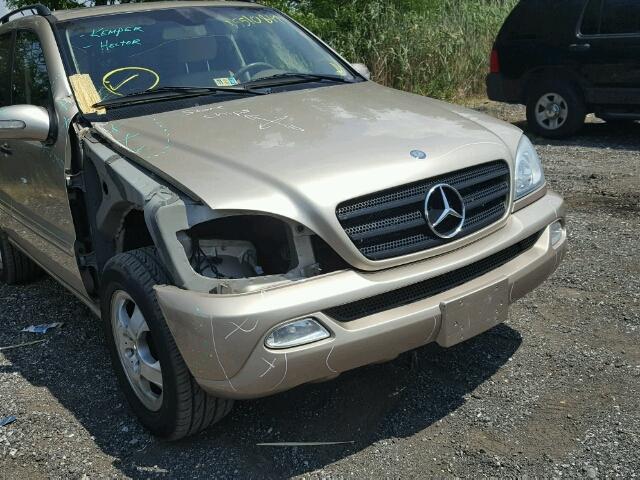 4JGAB54E42A354422 - 2002 MERCEDES-BENZ ML 320 TAN photo 9