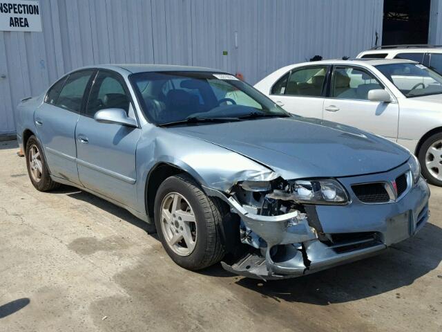 1G2HX54K334181796 - 2003 PONTIAC BONNEVILLE BLUE photo 1