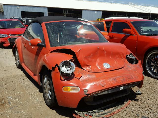 3VWCM31Y44M345880 - 2004 VOLKSWAGEN NEW BEETLE 红色 照片 1