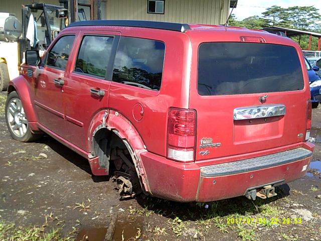 1D8GT58648W150764 - 2008 DODGE NITRO R/T RED photo 3