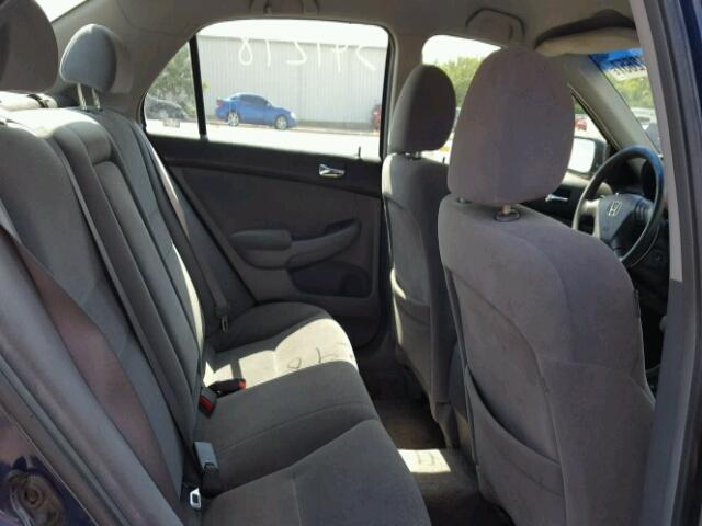 1HGCM56427A002542 - 2007 HONDA ACCORD LX BLUE photo 6