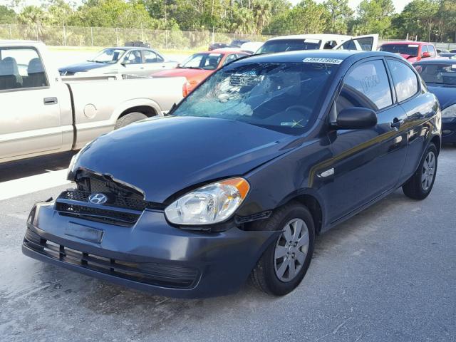 KMHCM3AC2BU192864 - 2011 HYUNDAI ACCENT GL BLUE photo 2