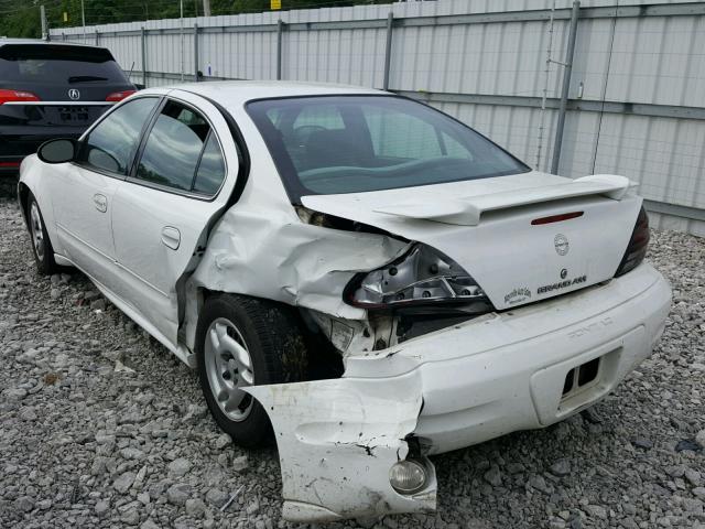 1G2NE52F55M204478 - 2005 PONTIAC GRAND AM S 白色 照片 3