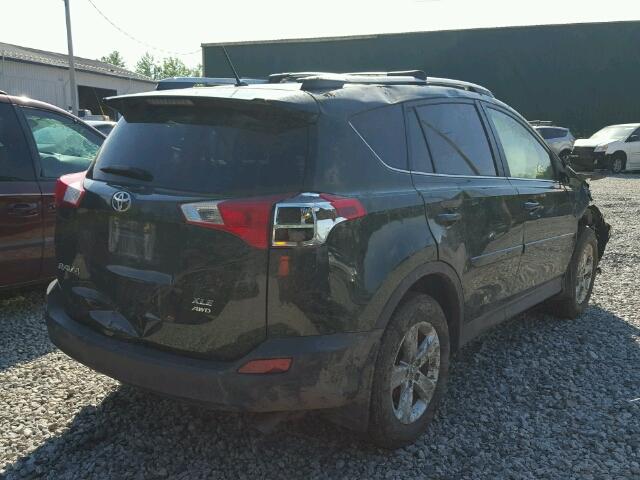 JTMRFREV2DD043770 - 2013 TOYOTA RAV4 绿色 照片 4