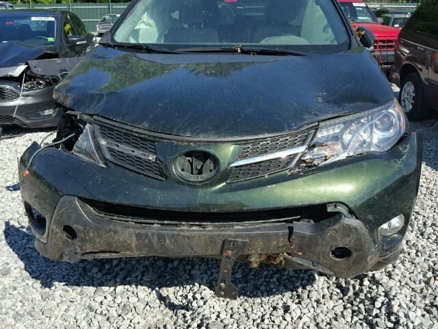 JTMRFREV2DD043770 - 2013 TOYOTA RAV4 GREEN photo 7