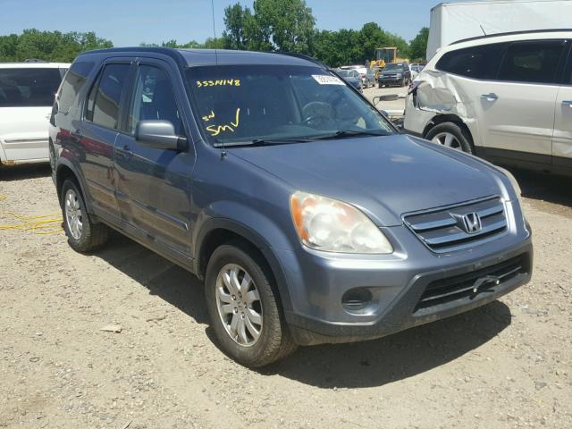 JHLRD78965C039854 - 2005 HONDA CR-V SE GRAY photo 1