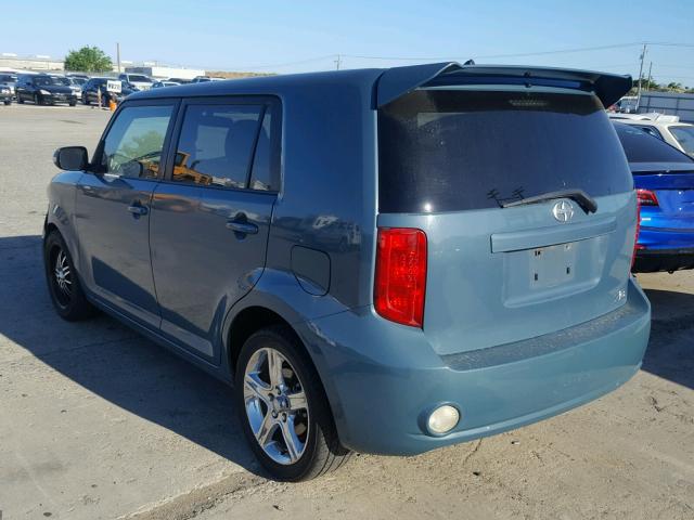 JTLKE50E481012570 - 2008 TOYOTA SCION XB TEAL photo 3