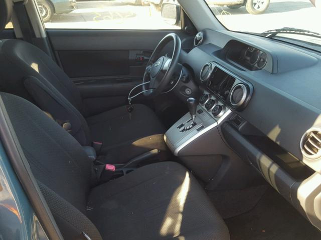 JTLKE50E481012570 - 2008 TOYOTA SCION XB TEAL photo 5