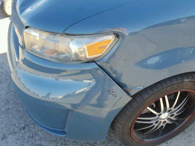 JTLKE50E481012570 - 2008 TOYOTA SCION XB TEAL photo 9