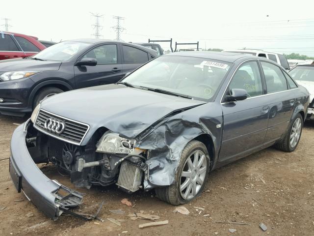 WAUCD64B44N095300 - 2004 AUDI A6 S-LINE BLUE photo 2