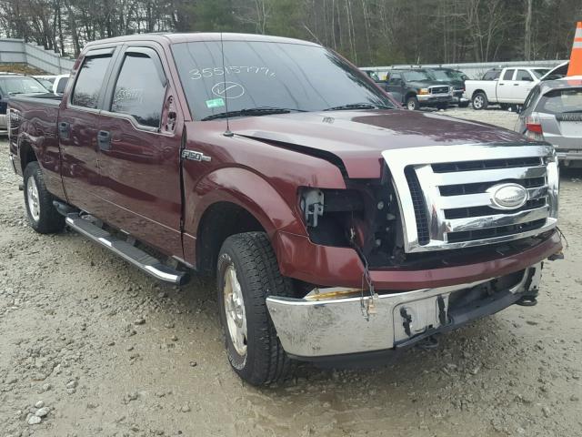 1FTRW14899FA52247 - 2009 FORD F150 SUPER RED photo 1