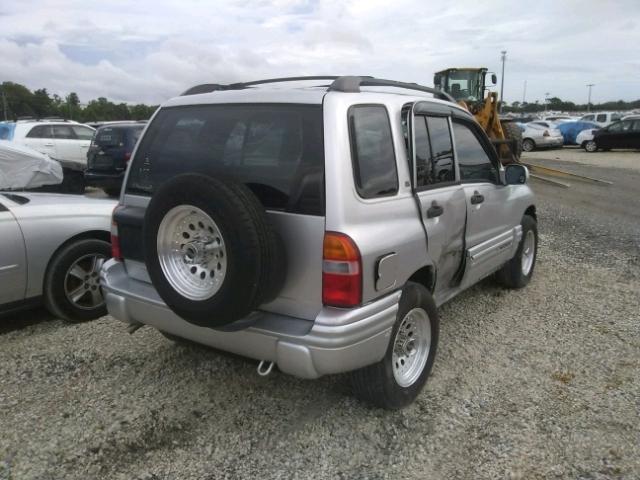 2CNBE634226937059 - 2002 CHEVROLET TRACKER LT SILVER photo 4