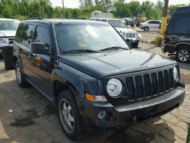 1J8FT28W68D706585 - 2008 JEEP PATRIOT SP BLACK photo 1