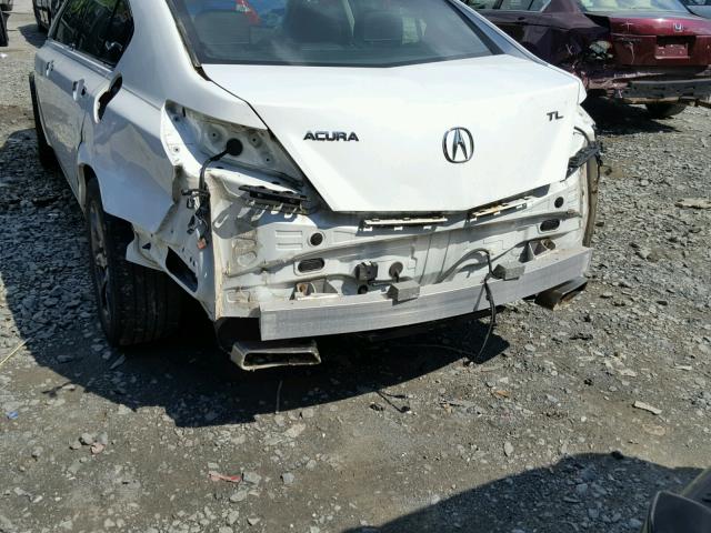 19UUA8F26CA040573 - 2012 ACURA TL WHITE photo 9